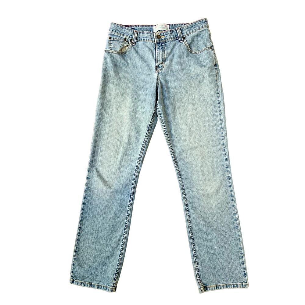 Vintage LEVI'S Mid Rise Light Wash Cotton Straight leg Women's SZ 10 Medium